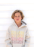 Malibu Hoodie Sweatshirt - Sunset Print
