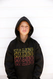 Malibu Hoodie Sweatshirt - Sunset Print